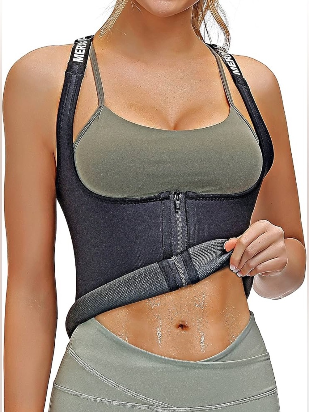 MERMAID'S MYSTERY Women Waist Trainer Vest Slim Corset Neoprene Sauna Tank Top Z
